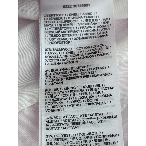 Bogner Pink Pantsuit Women's Sz 4 Cotton Blend Blazer Set Preppy Designer Luxury - Picture 12 of 16